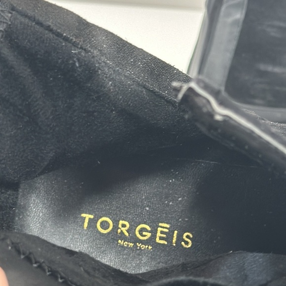 Torgeis Moira Micro Suede Zippered Platform Combat Boots Size 8 - Picture 11 of 16